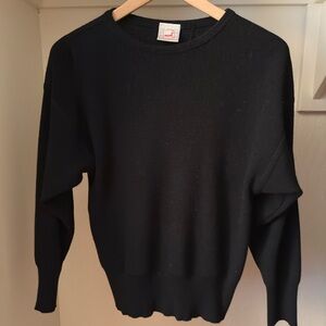 GUC Mondi Black Crew Neck Sweater Timeless Knit Design